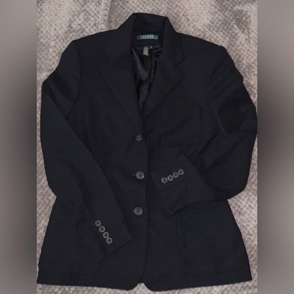 LAUREN RALPH LAUREN 3 BUTTON BLAZER - Picture 1 of 7